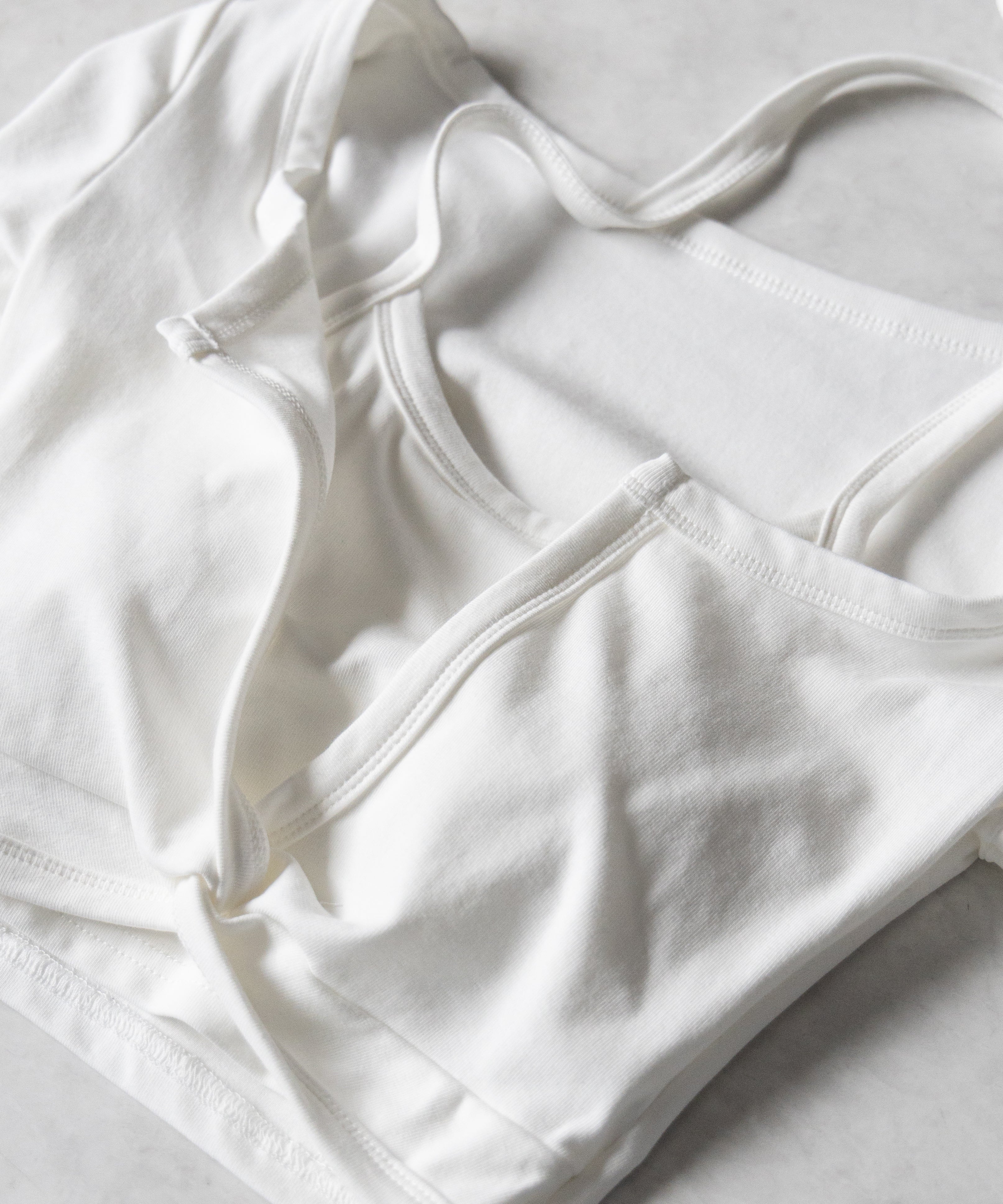 ホルターネックレイヤードショートぴちTシャツ / halter neck layered short pichi T-shirts
