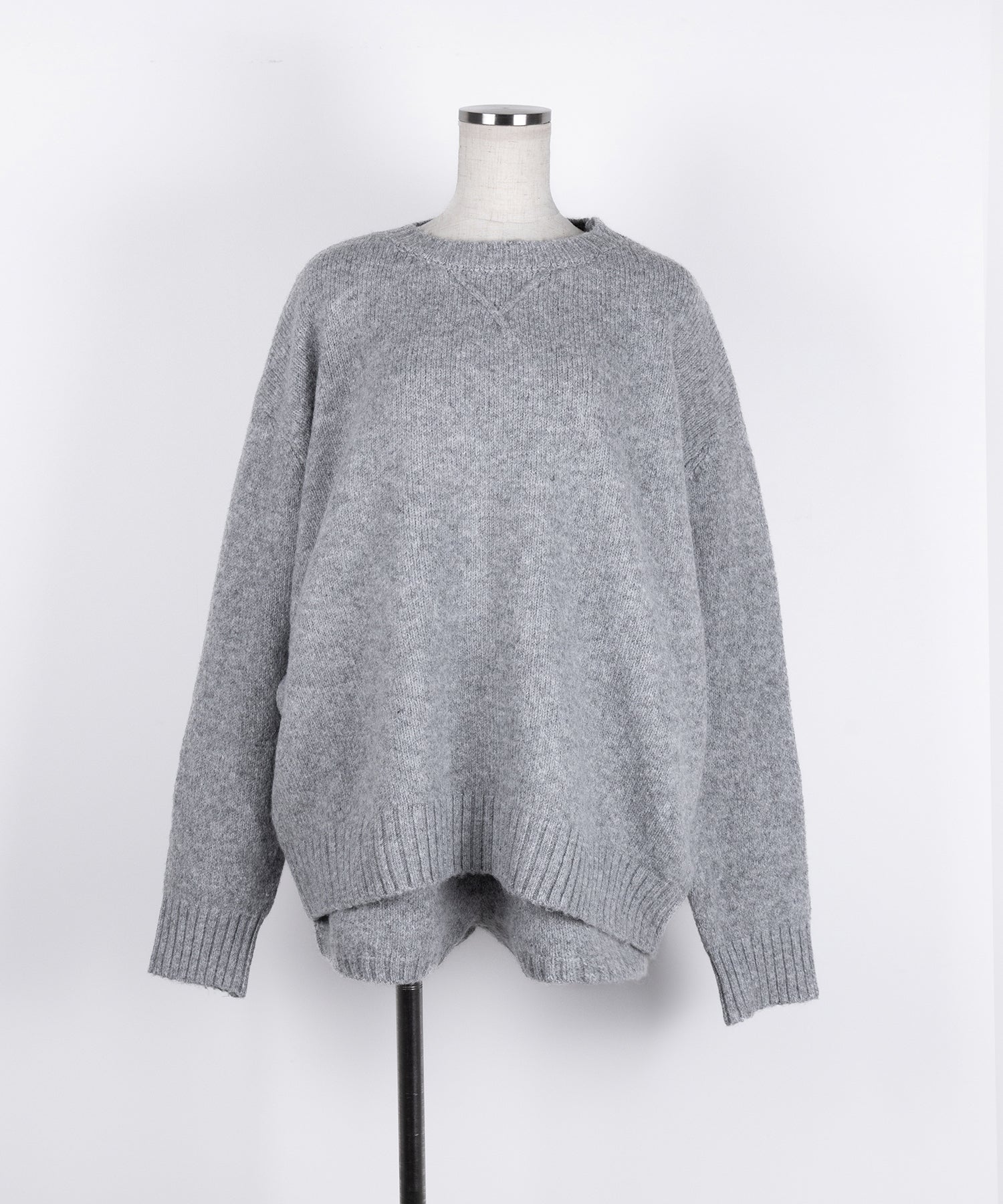 【 ニットセットアップ 】フラッフィーオーバーサイズニット + ニットショートパンツ SET / fluffy over size knit + knit short pants SET