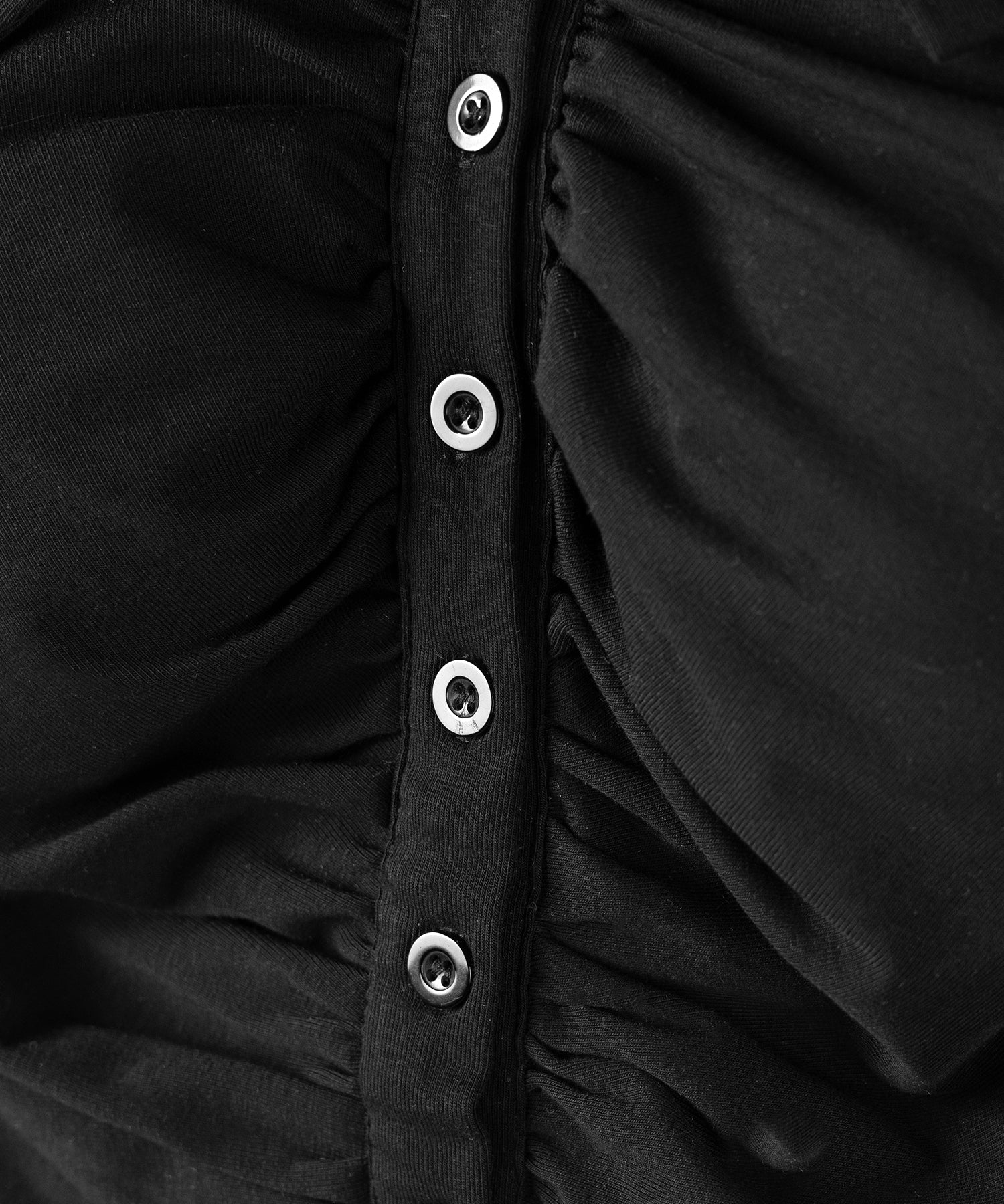 チョーカーロングタイ付き オフショルダータックギャザーTシャツ / choker long tie SET offshoulder tuck gather slim T-shirt