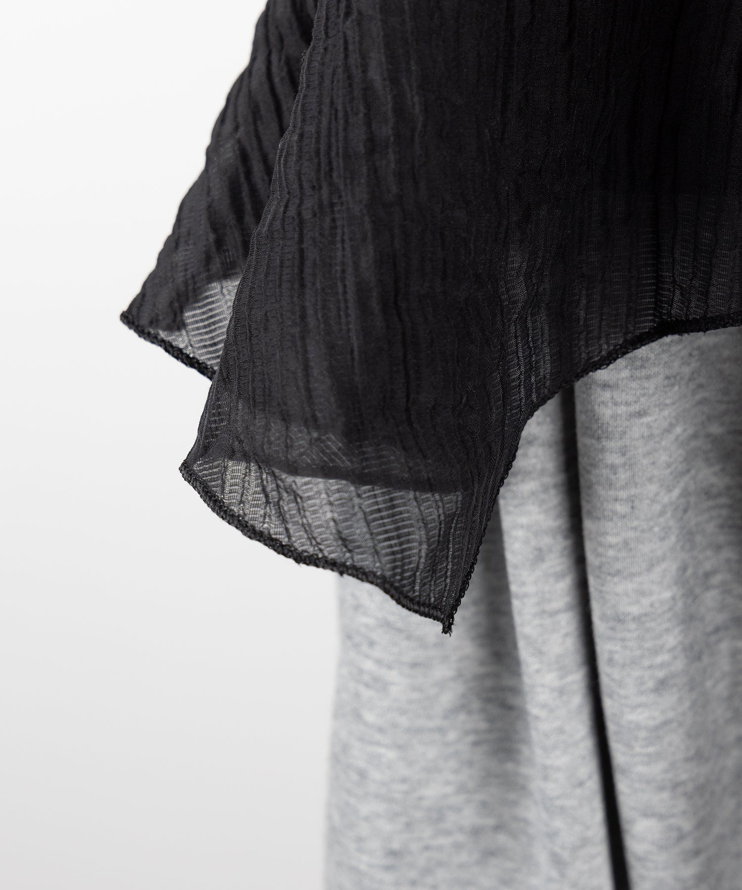 【 チョーカータイ付 】シャーリングリボンペプラムシフォンビスチェトップス / choker tie set shirring ribbon peplum chiffon bustier tops