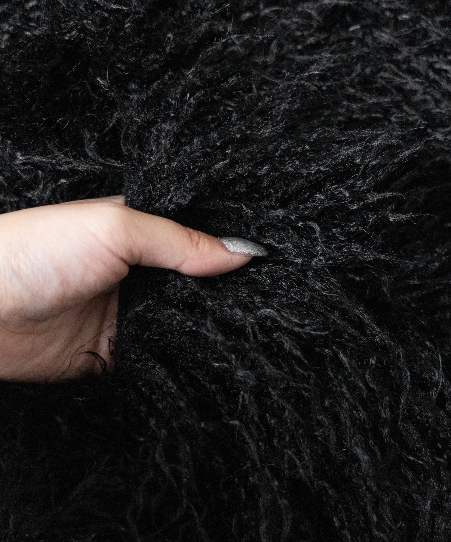 シャギーフェイクファーレディミドルコート / shaggy fake fur lady middle coat