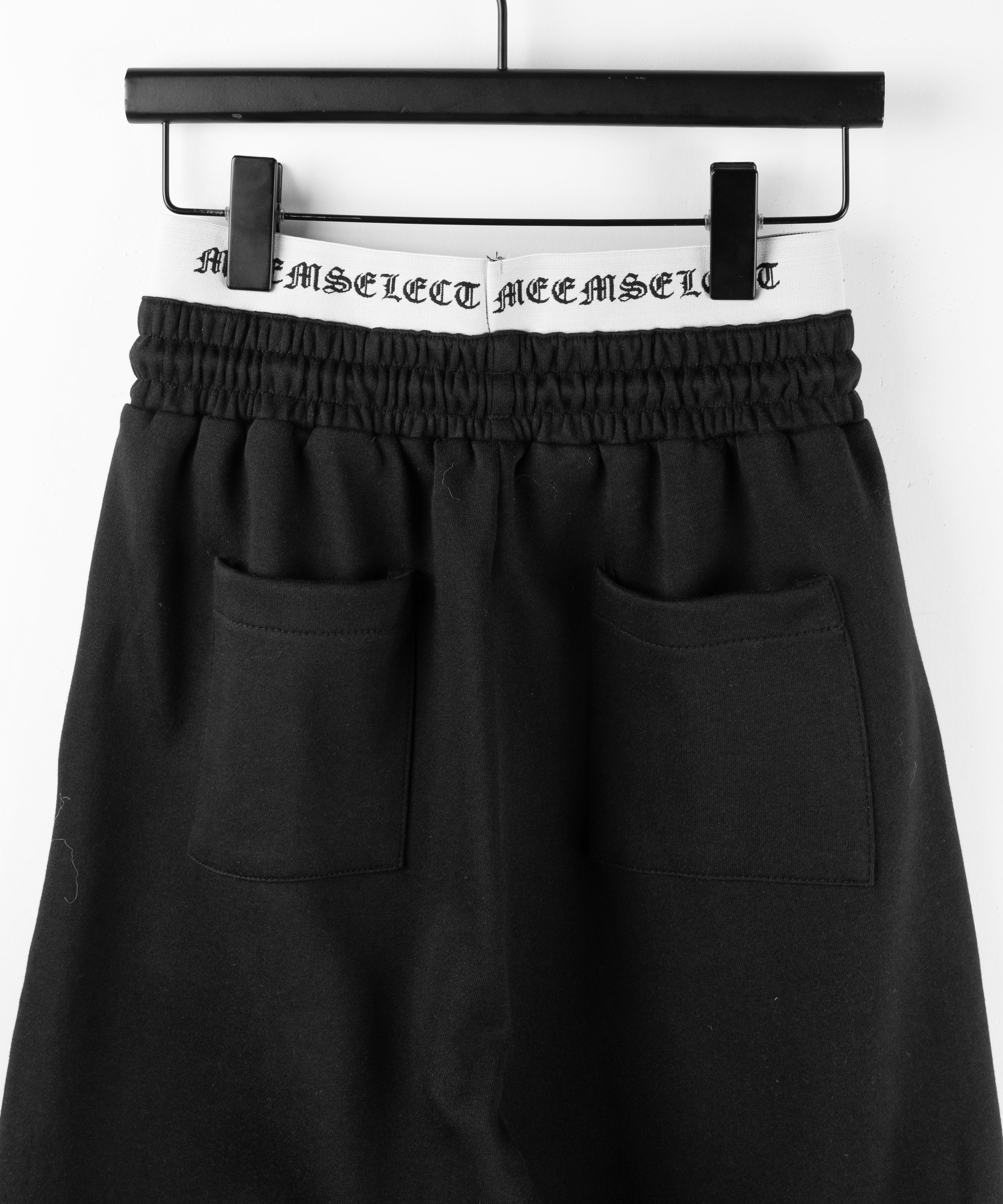 ウエストグランジロゴスウェットワイドパンツ / waist grunge logo sweat wide pants