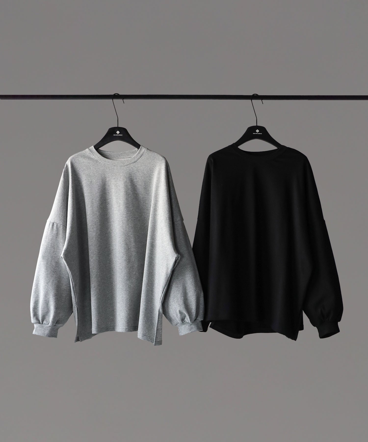 【 3color 】ボリュームスリーブBIGスウェットロンT / big sweat long Tee