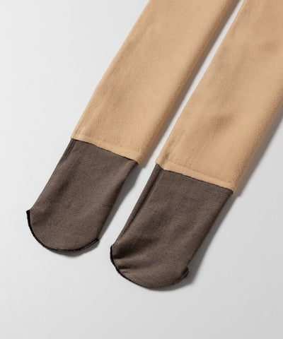 【 220デニール 】あったか裏起毛ストッキングフェイクタイツ