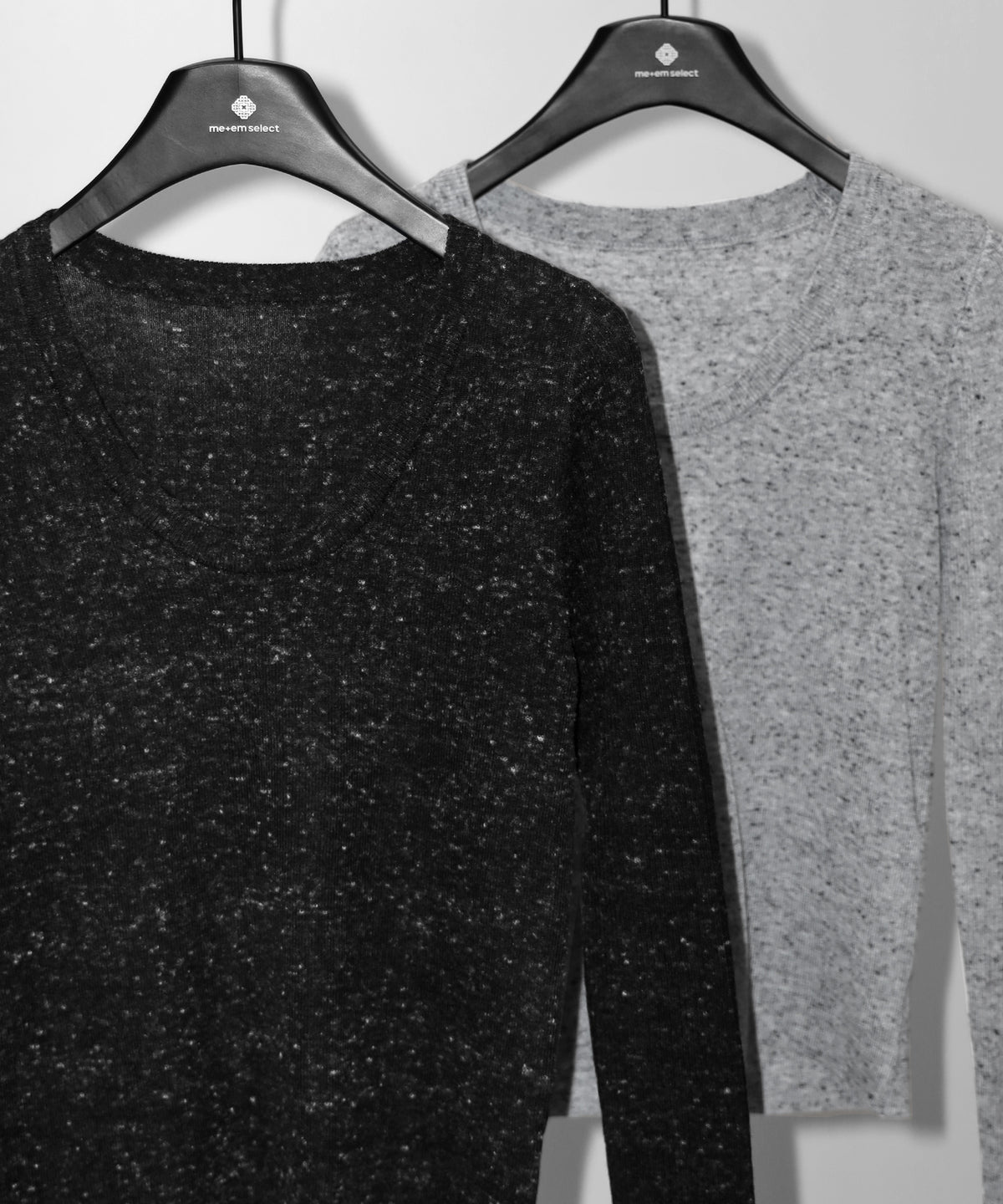 メランジネップルーズニットトップス / melange nep loose knit tops
