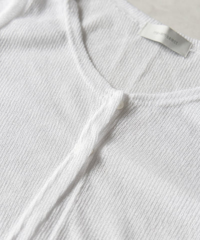 フロントボタンシアーショートカーディガン / front botton sheer short cardigan