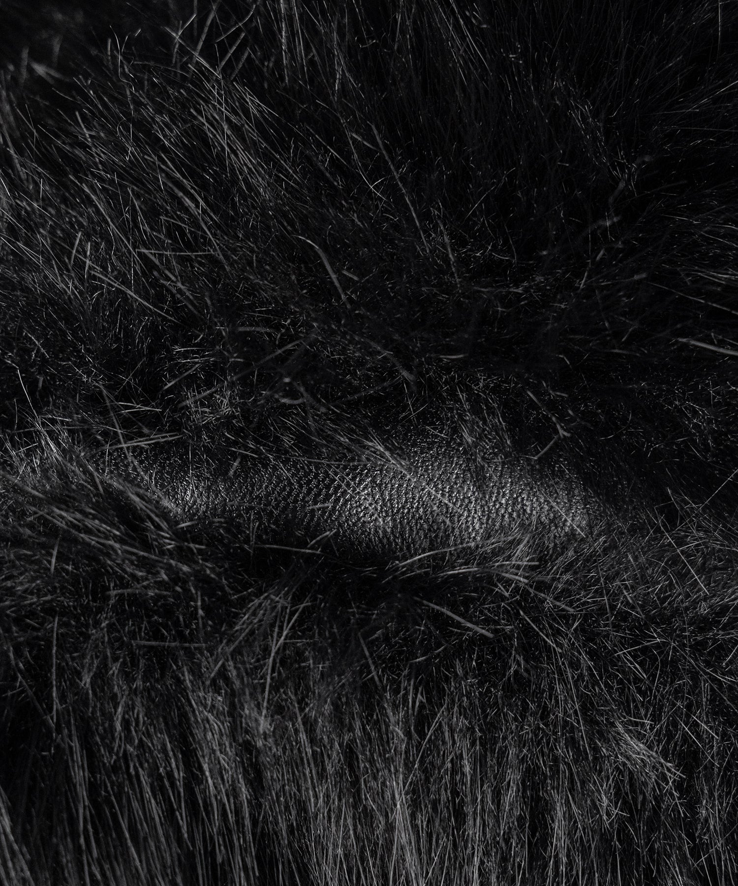 フェイクファーフーディショートコート / fake fur hoodie short coat