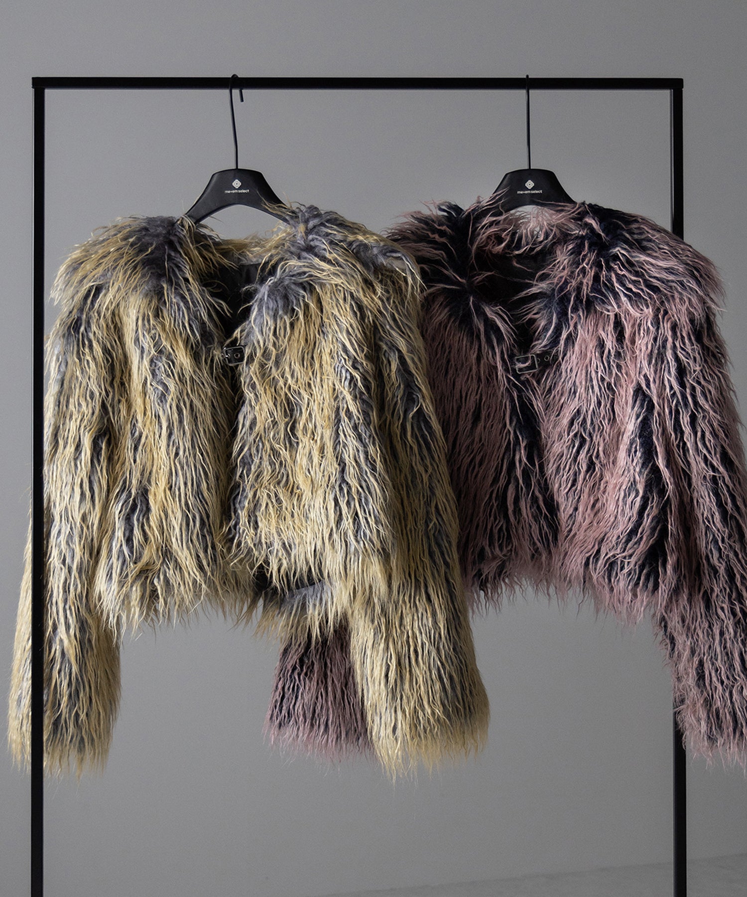 【 2color 】グラデーションシャギーファーモンスターボリュームコート/ gradation shaggy fur monster volume coat