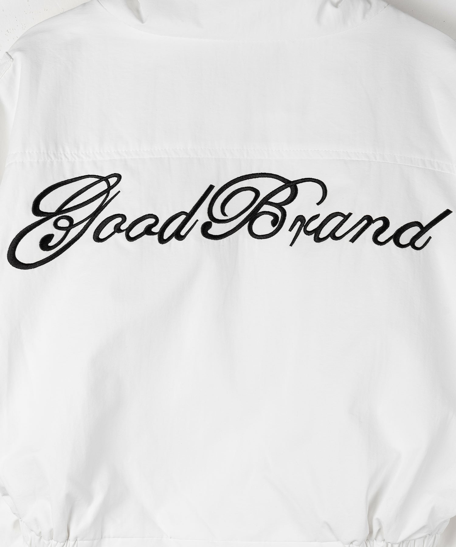 レタリングバックロゴスタンドカラーショートブルゾン / lettering back logo stand collar short blouson
