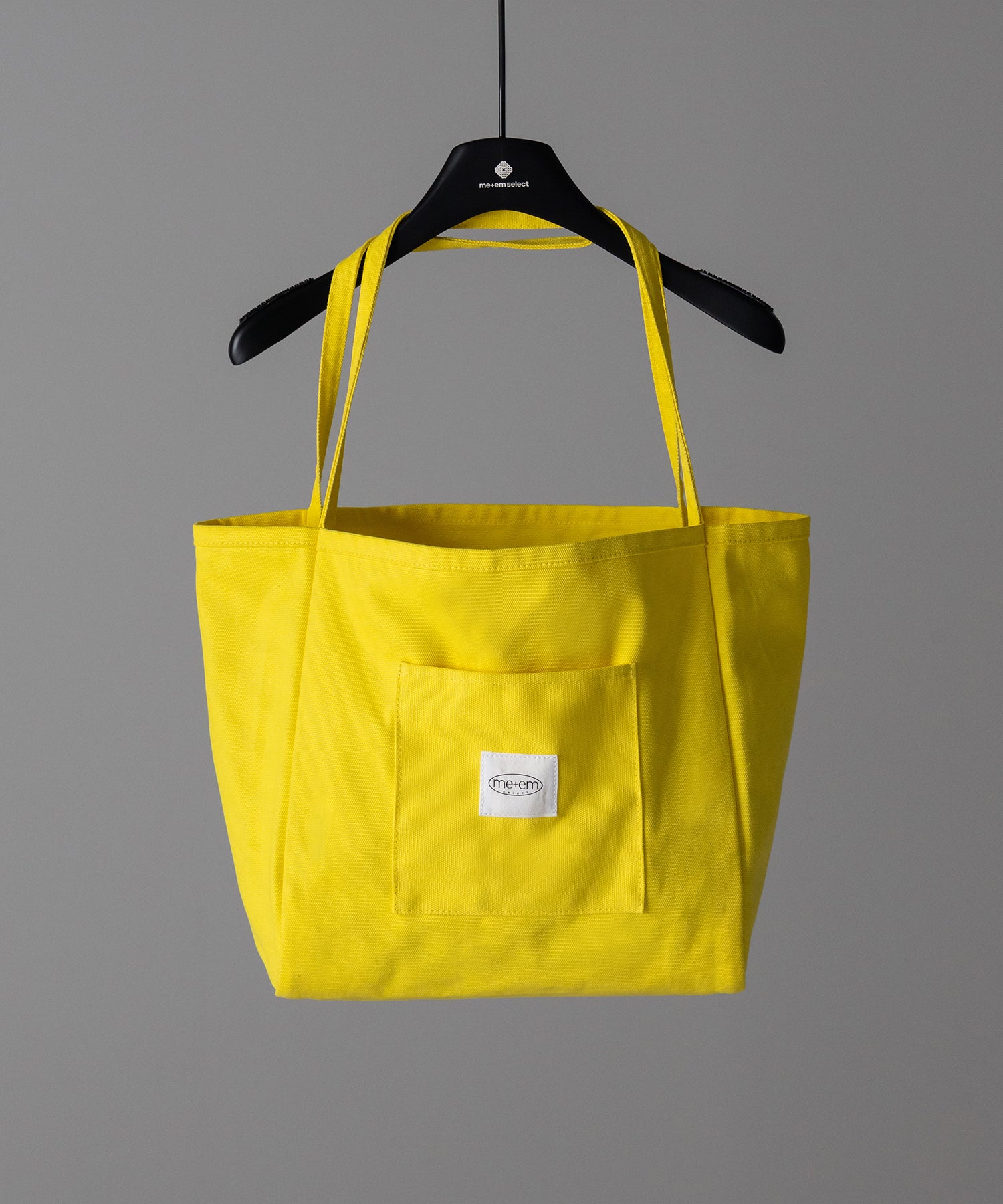 【 7color /大容量 】ミームセレクトオリジナルタグキャンバスカラートートバッグ / me+em select original tag canvas color totebag