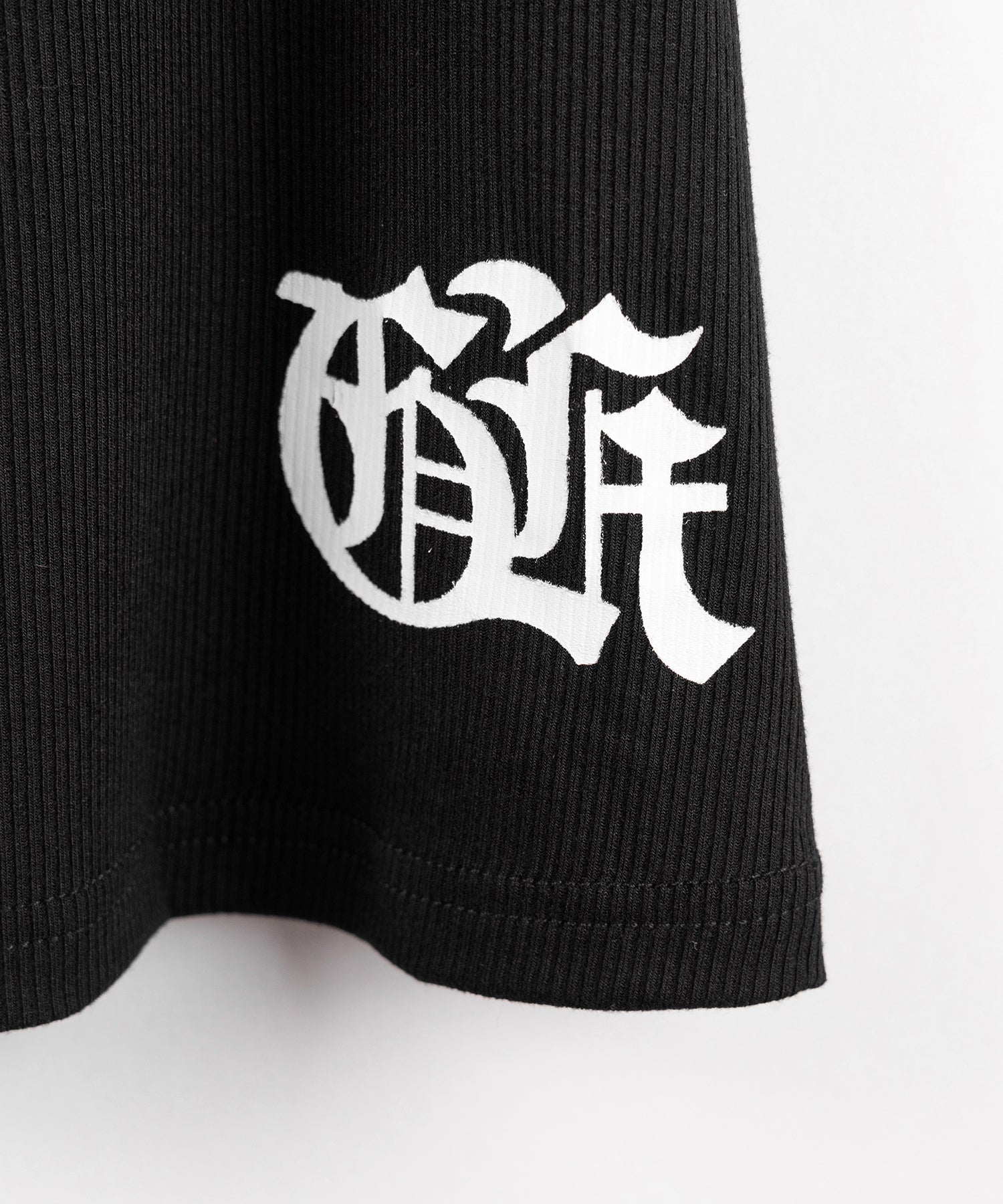 【 新色ピンク追加!】グランジロゴバッククロスタンクトップミニワンピ / grunge logo back cross tanktop mini onepiece