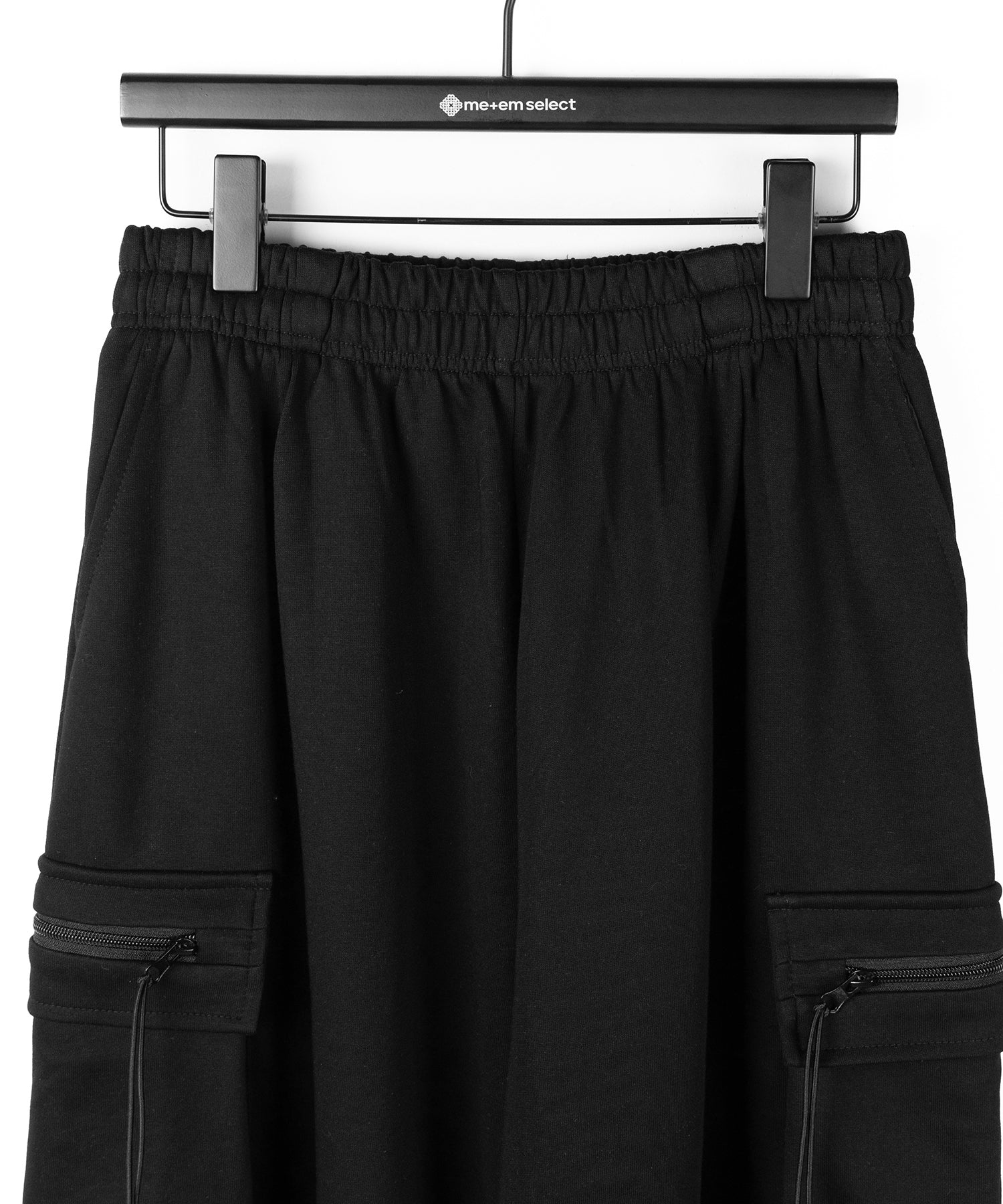 【 裾絞り可能2WAY 】ドローコードタックワイドカーゴスウェットパンツ / drawcord tuck wide cargo sweatpants