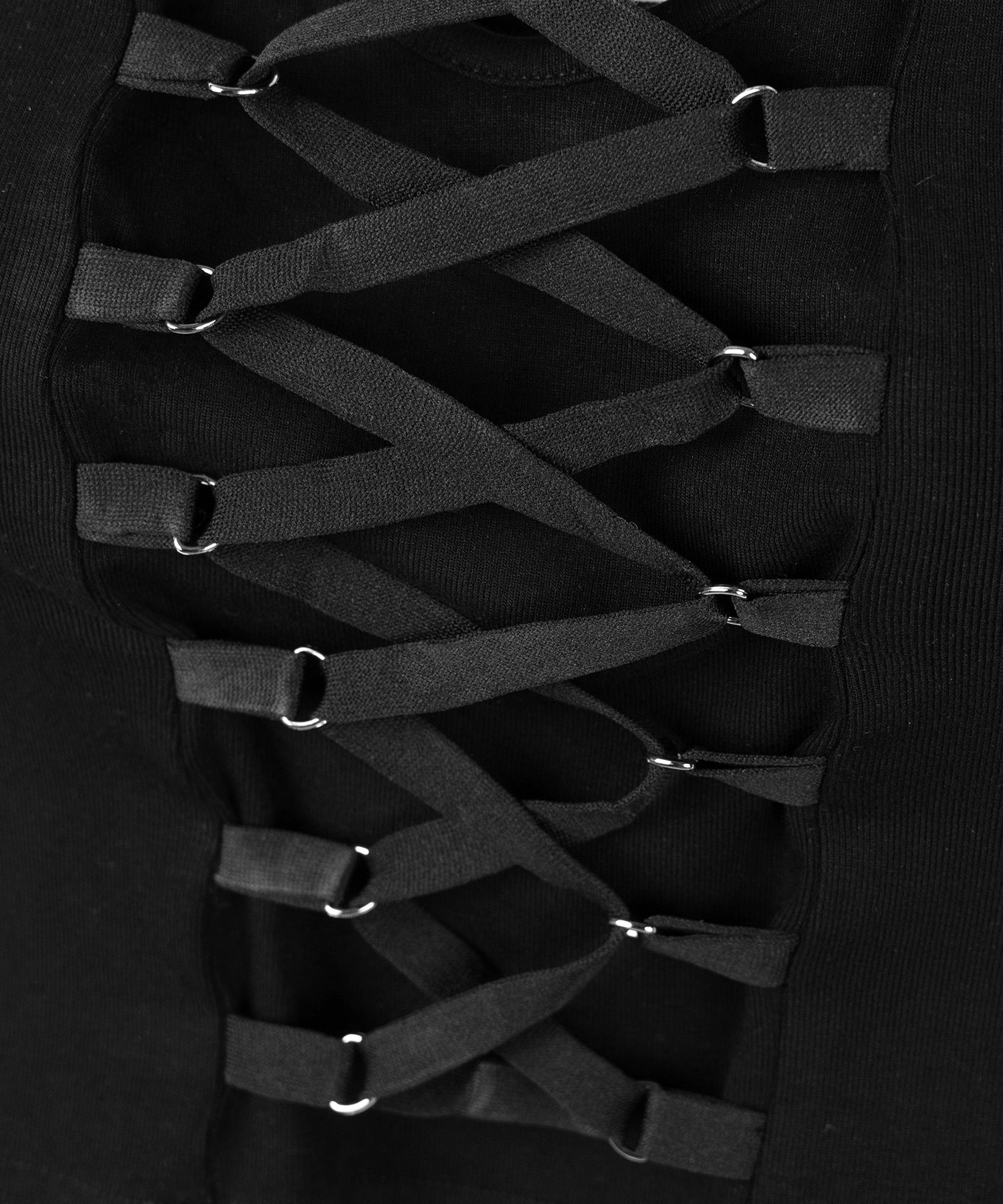 【 2WAY 】レースアップコルセットリボンチョーカーキャミソール / lace up corset ribbon choker camisole