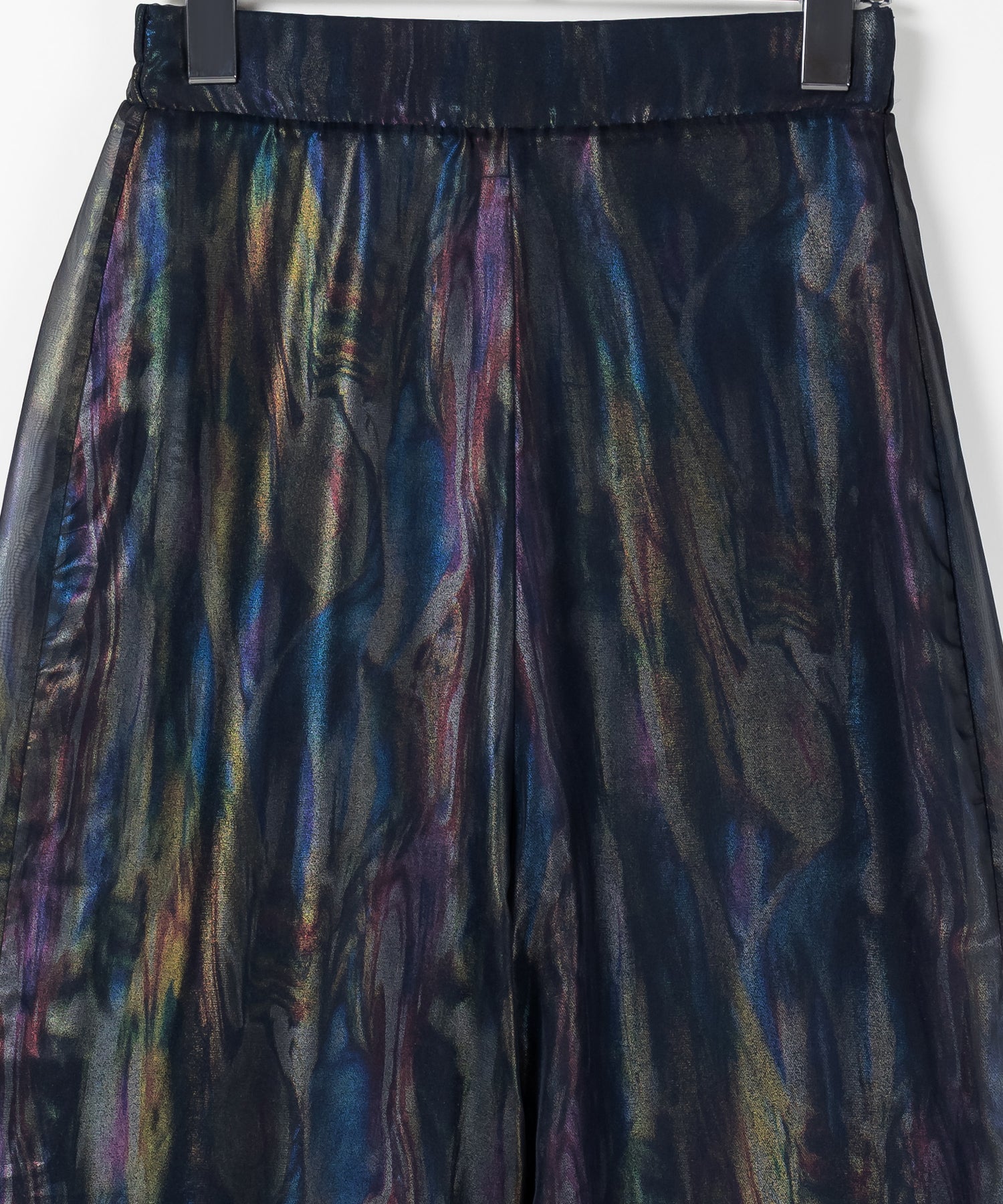 【 裏地付き 】オーロラグロスオーガンジーワイドパンツ / Aurora gloss organdy wide pants