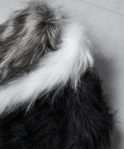 フェイクファーレッグウォーマー / fake fur leg warmer