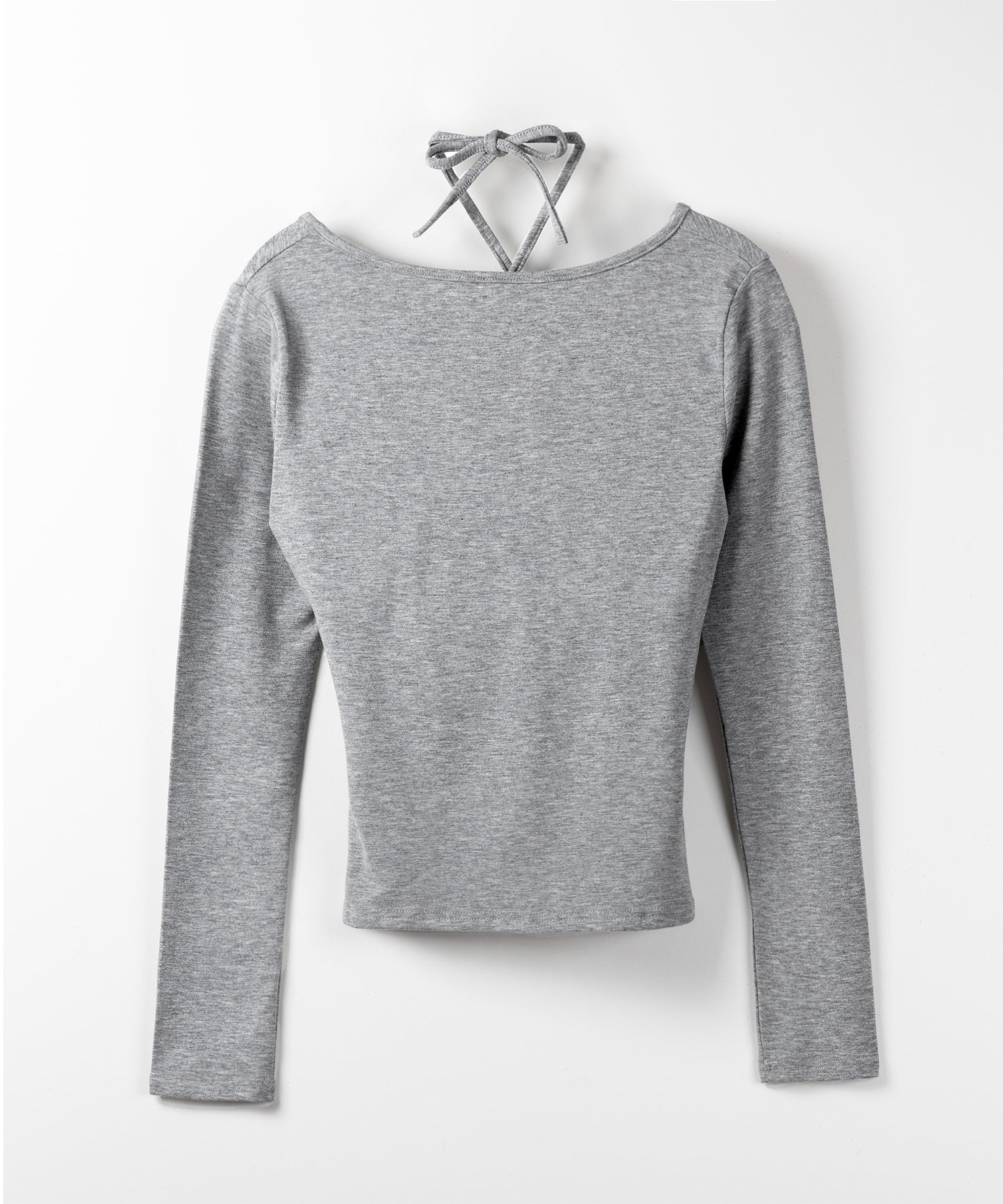 【 3WAY 】クロスストラップリボンギャザーカットソートップス / cross strap ribbon gather cutsew tops