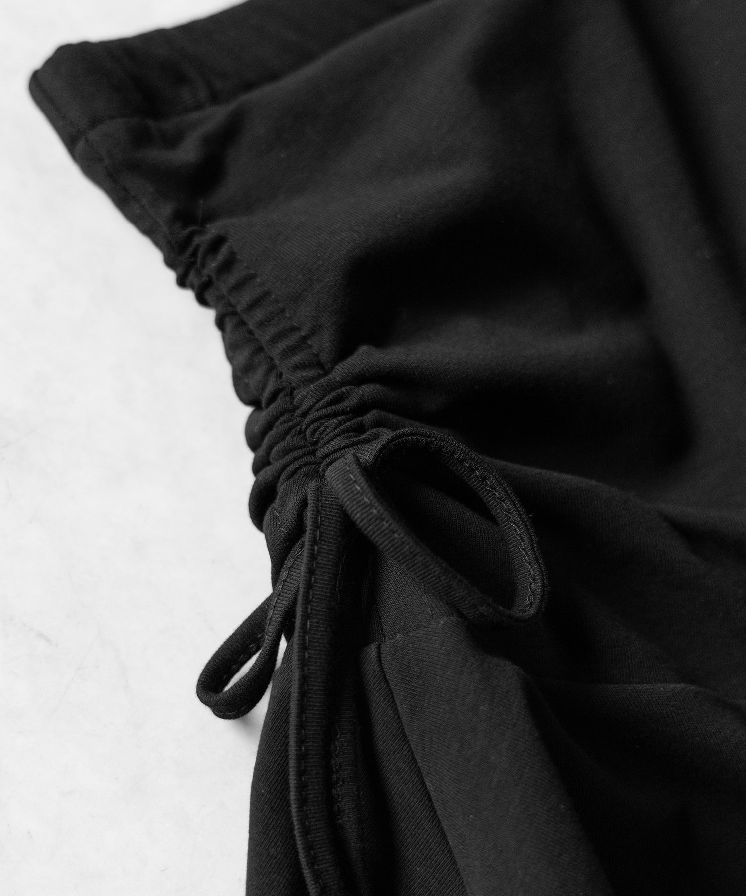 ワンショルギャザートップス + シャーリングリボンスカート SETUP / ( SETUP ) one shoulder gather tops + shirring ribbon skirt SET