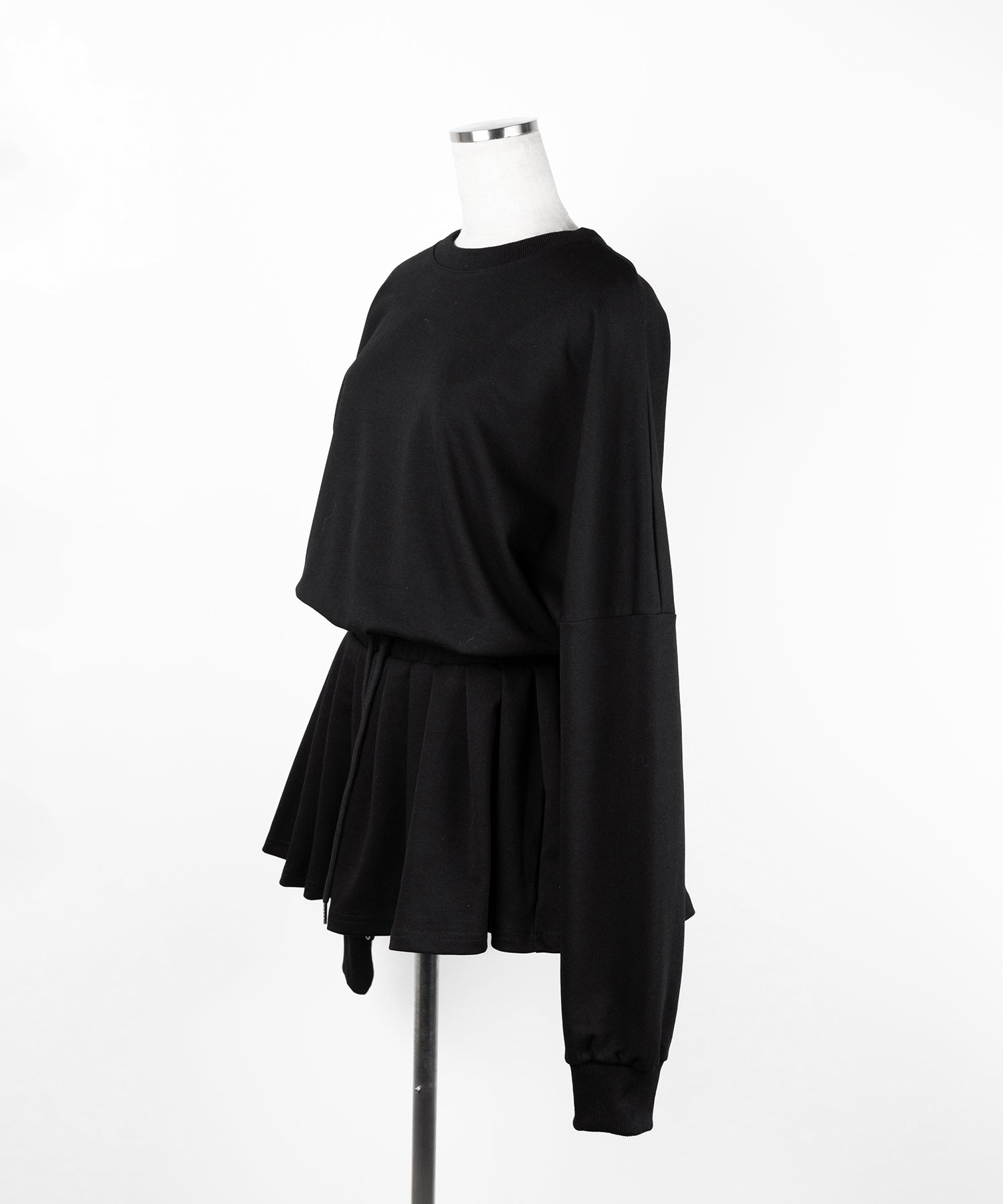 オーバースウェットフレアミニワンピース / over sweat flare mini onepiece