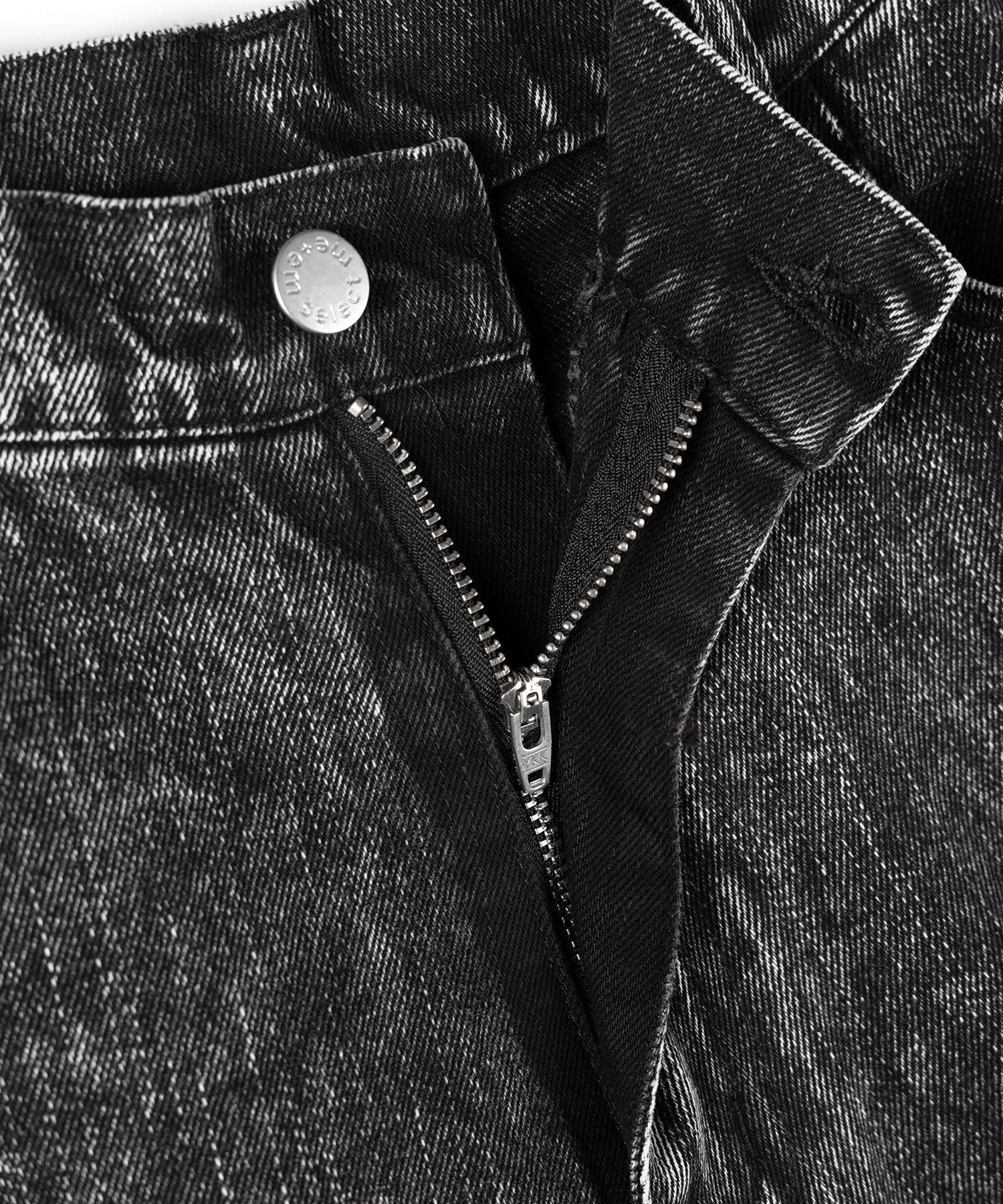 【 セットアップ着用可能 】2WAYヴィンテージケミカルブリーチカットアウトリボンデニム / 2WAY vintage chemical bleach cutout ribbon denim