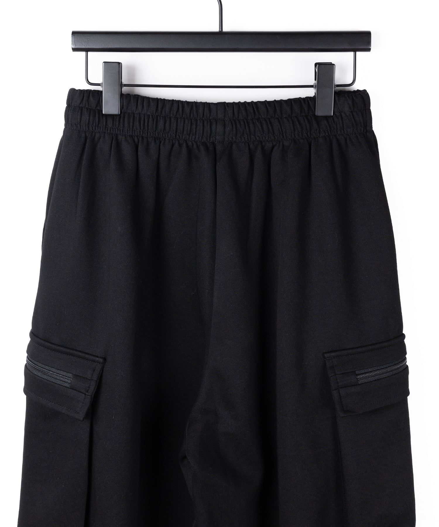【 裾絞り可能2WAY 】ドローコードタックワイドカーゴスウェットパンツ / drawcord tuck wide cargo sweatpants