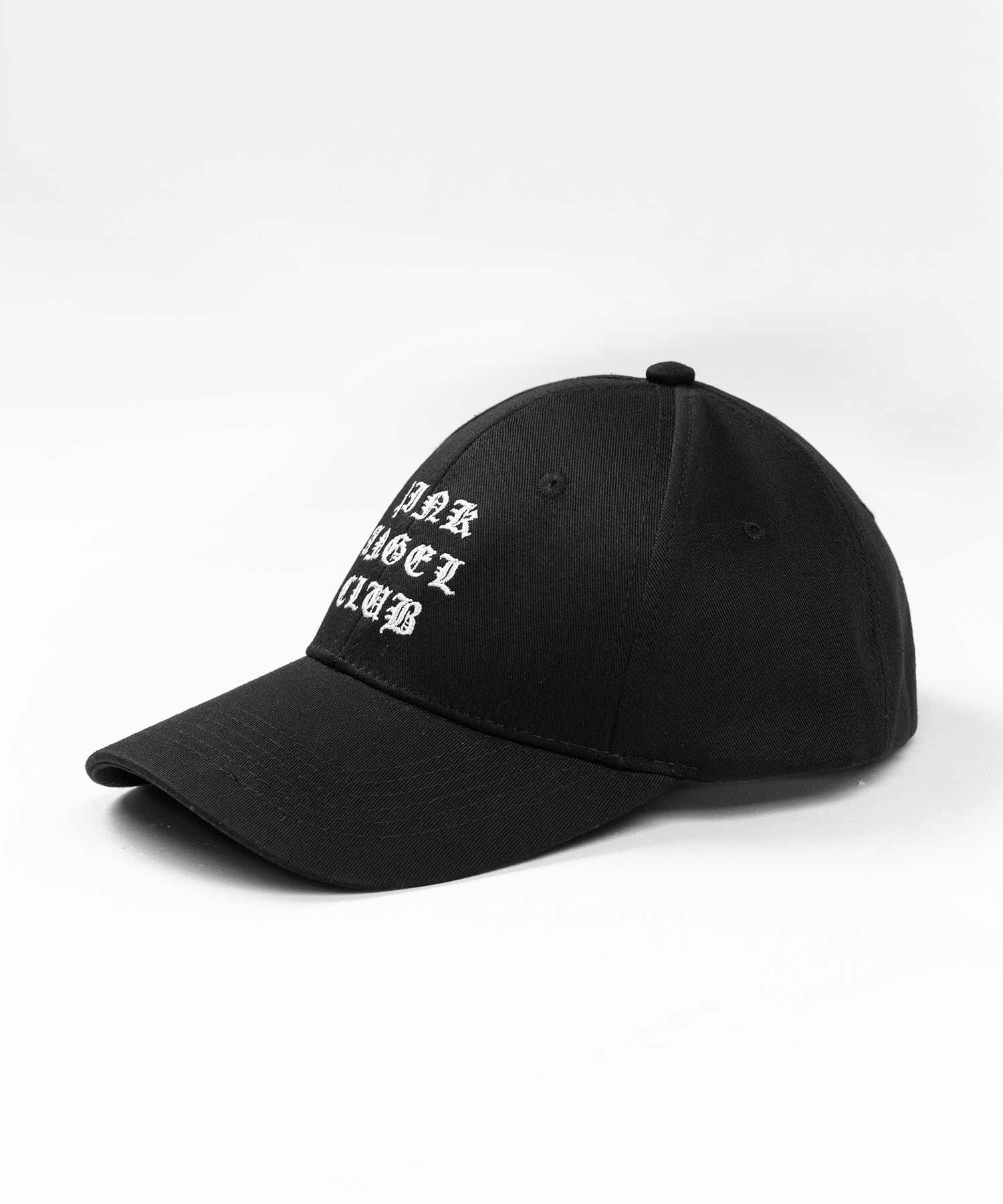 【 PINK ANGEL CLUB 】 GRUNGE LOGO embroidery CAP / グランジロゴ刺繍キャップ