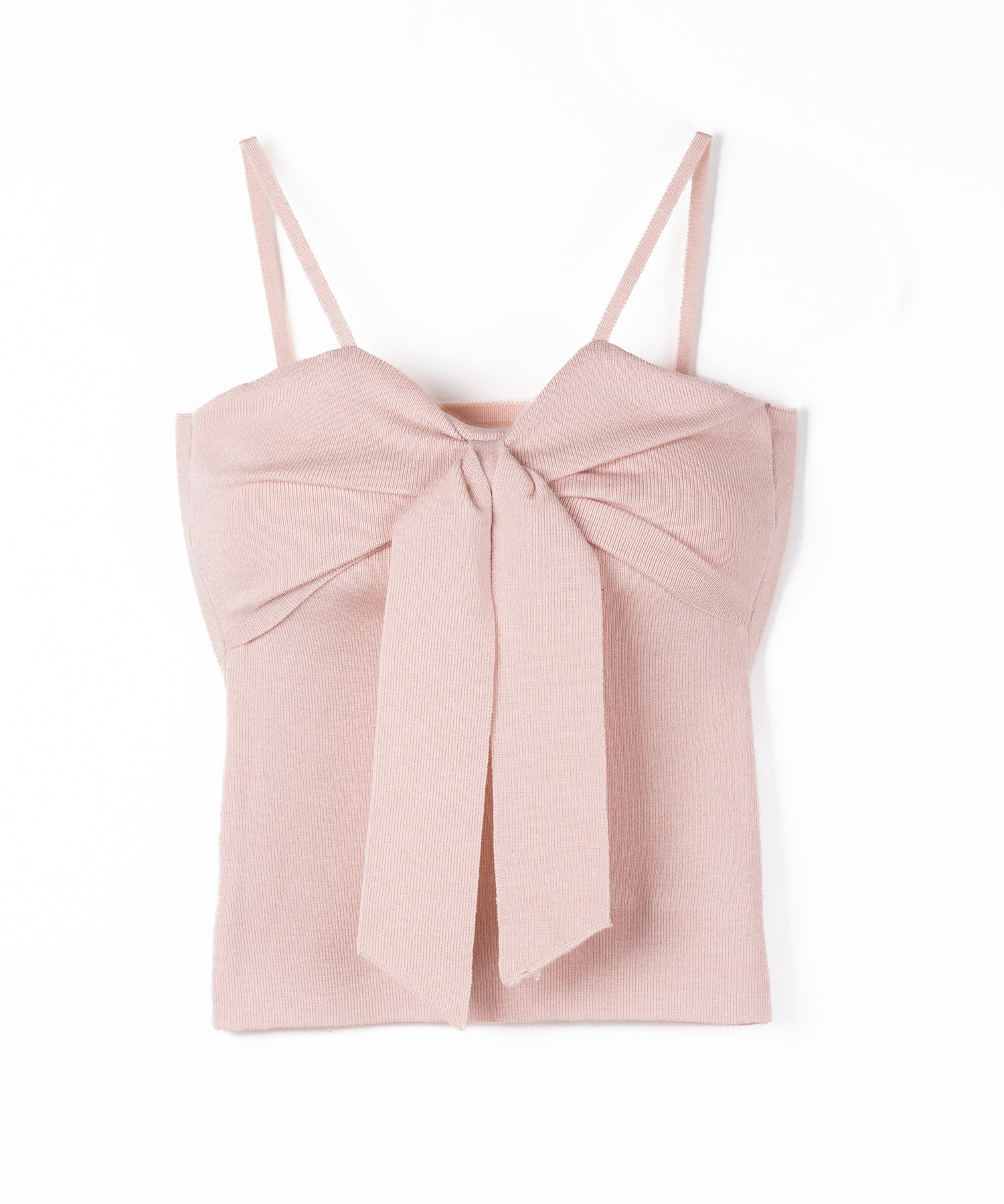 【 2点セット 】リボンニットキャミソール + カーディガンセット /ribbon knit camisole + cardigan SET