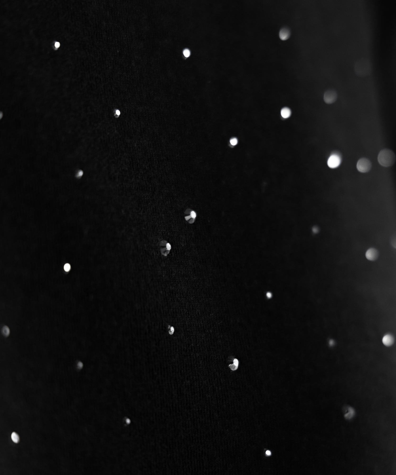 ラインストーン半袖タイトTシャツ / Rhinestone short sleeve tight T-shirt