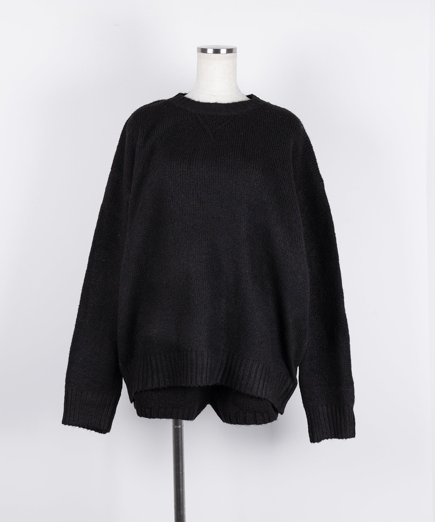 【 ニットセットアップ 】フラッフィーオーバーサイズニット + ニットショートパンツ SET / fluffy over size knit + knit short pants SET