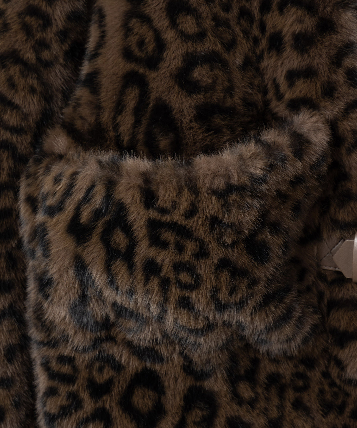 【 大人気につき新色追加!】B-3 レオパードボリュームファーコート / B-3 leopard volume fur coat