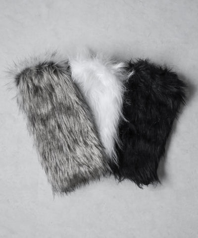 フェイクファーレッグウォーマー / fake fur leg warmer