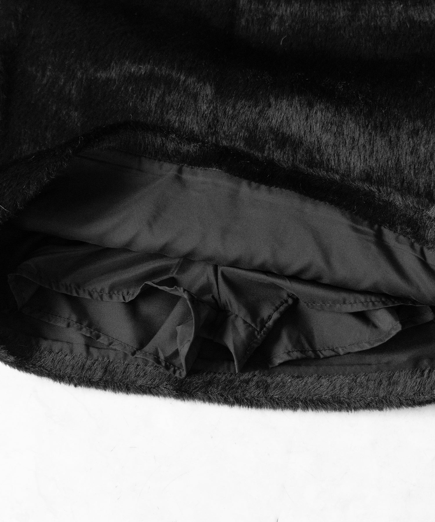 ハイウエストシャギータイトミニスカート / high waist shaggy tight mini skirt