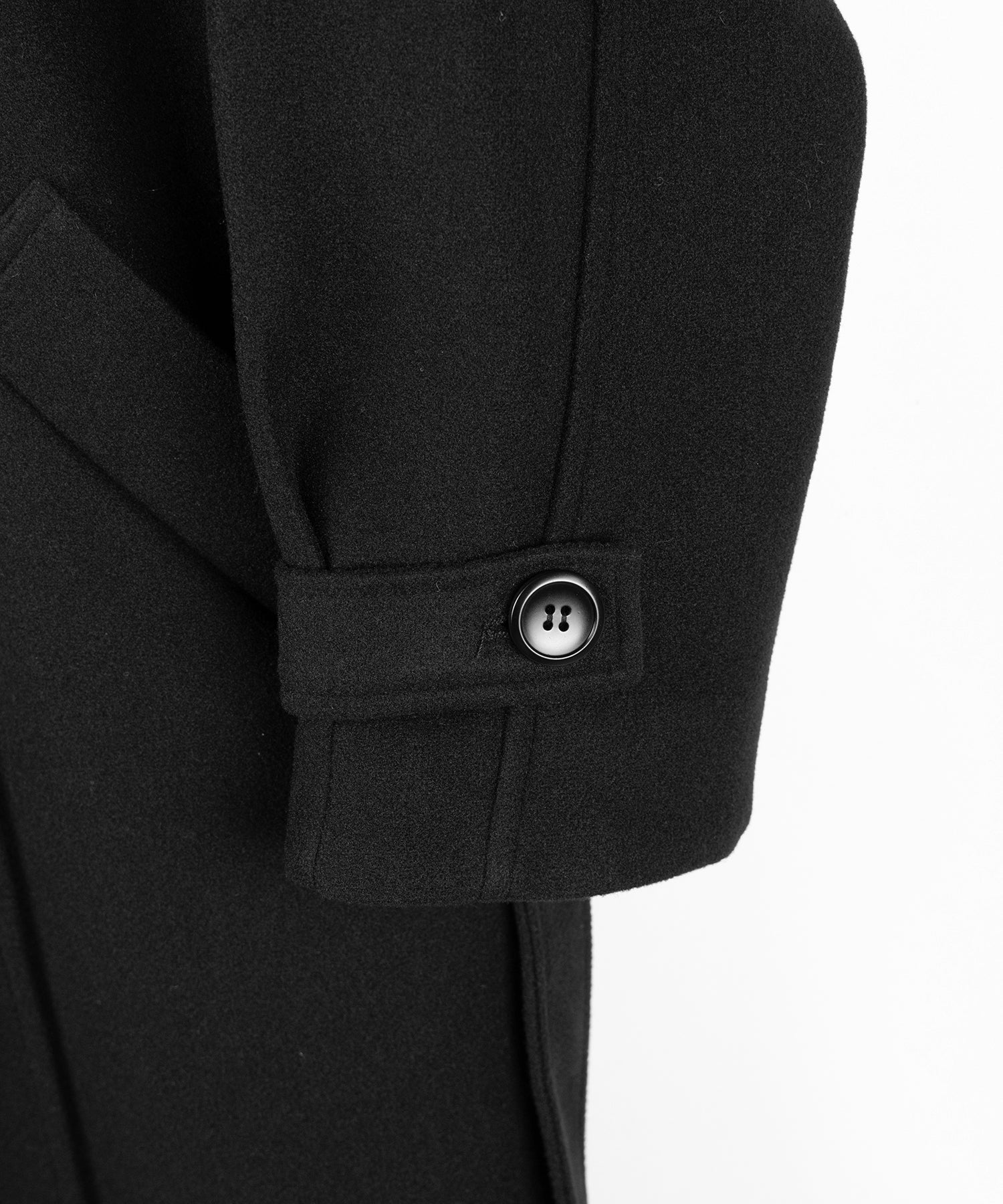 【 ウエストマークベルトSET 】2WAY スタンドカラーレディメルトントレンチロングコート / 2WAY stand collar lady melton trench long coat