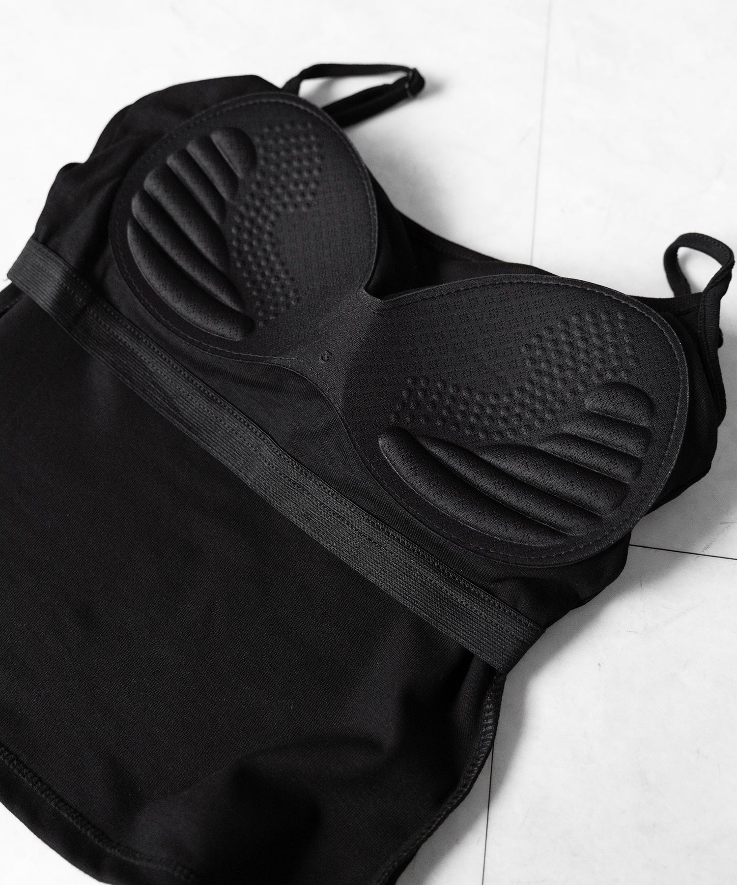 【 カップ付き 】スクエアネックストラップスリムキャミソール / square neck strap slim camisole