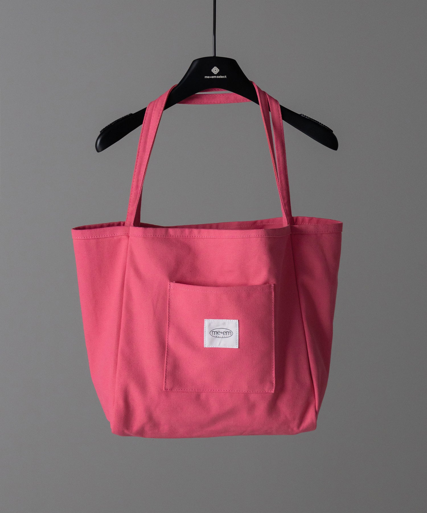【 7color /大容量 】ミームセレクトオリジナルタグキャンバスカラートートバッグ / me+em select original tag canvas color totebag