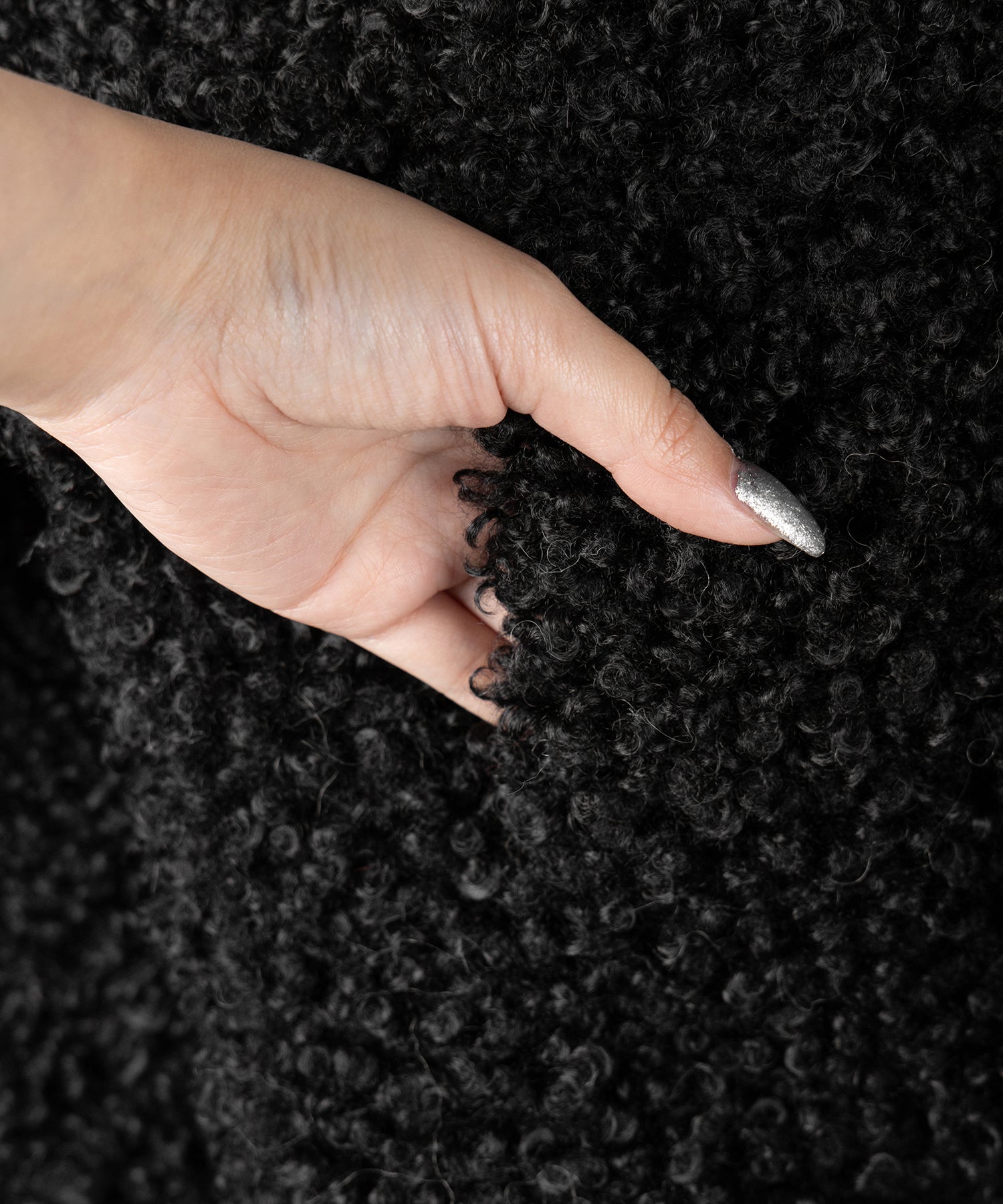 テディボアジップアップフーディクロップドコート / teddy boa zipup hoodie cropped cat