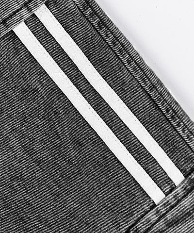 サイドラインストレートカーゴデニムパンツ / sideline straight cargo denim pants