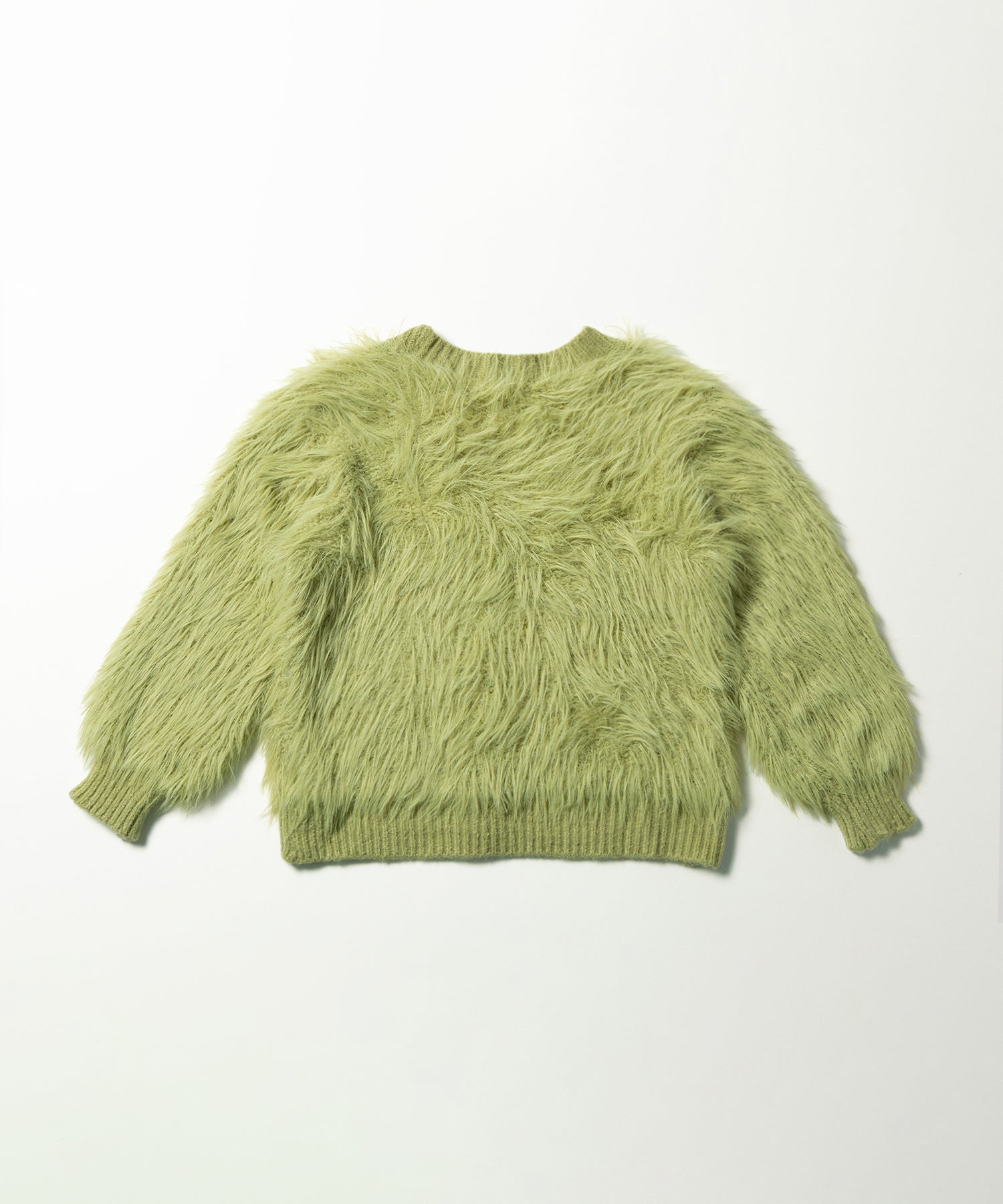 ファームードシャギーニットカーディガン