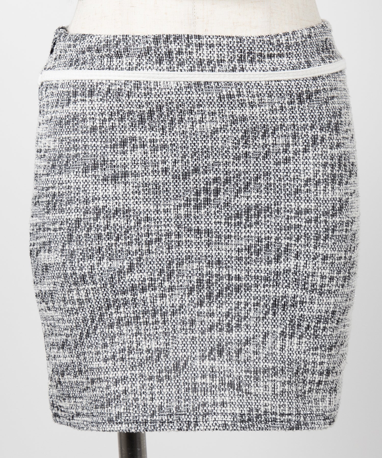 【 セットアップ】ツイードボタンショートビスチェ + ミニスカート SET / 【 SETUP 】tweed button short buister + mini skirt SET