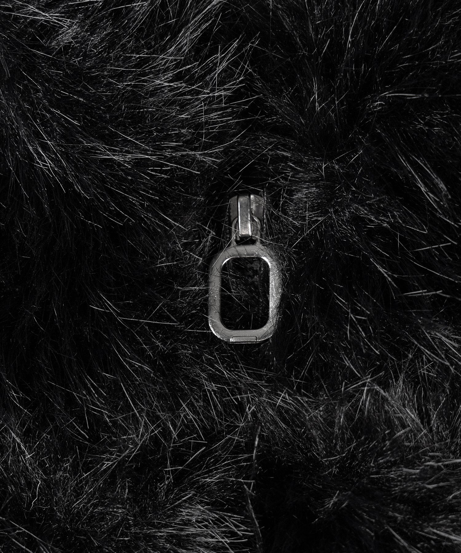 フェイクファーフーディショートコート / fake fur hoodie short coat