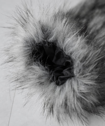 フェイクファーレッグウォーマー / fake fur leg warmer