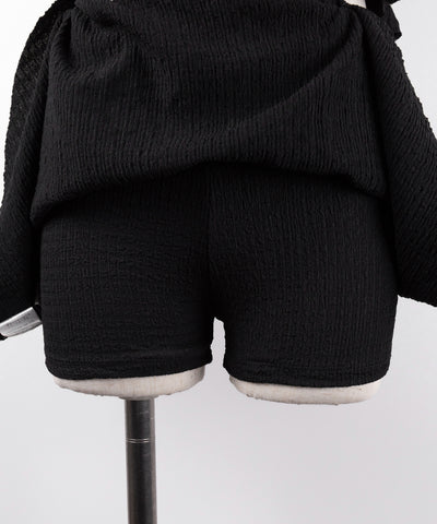 【 レディース水着/2点セット 】レースアップショルダーフリルハイウエストフレアビキニ / lace-up shoulder frill high waist flare bikini