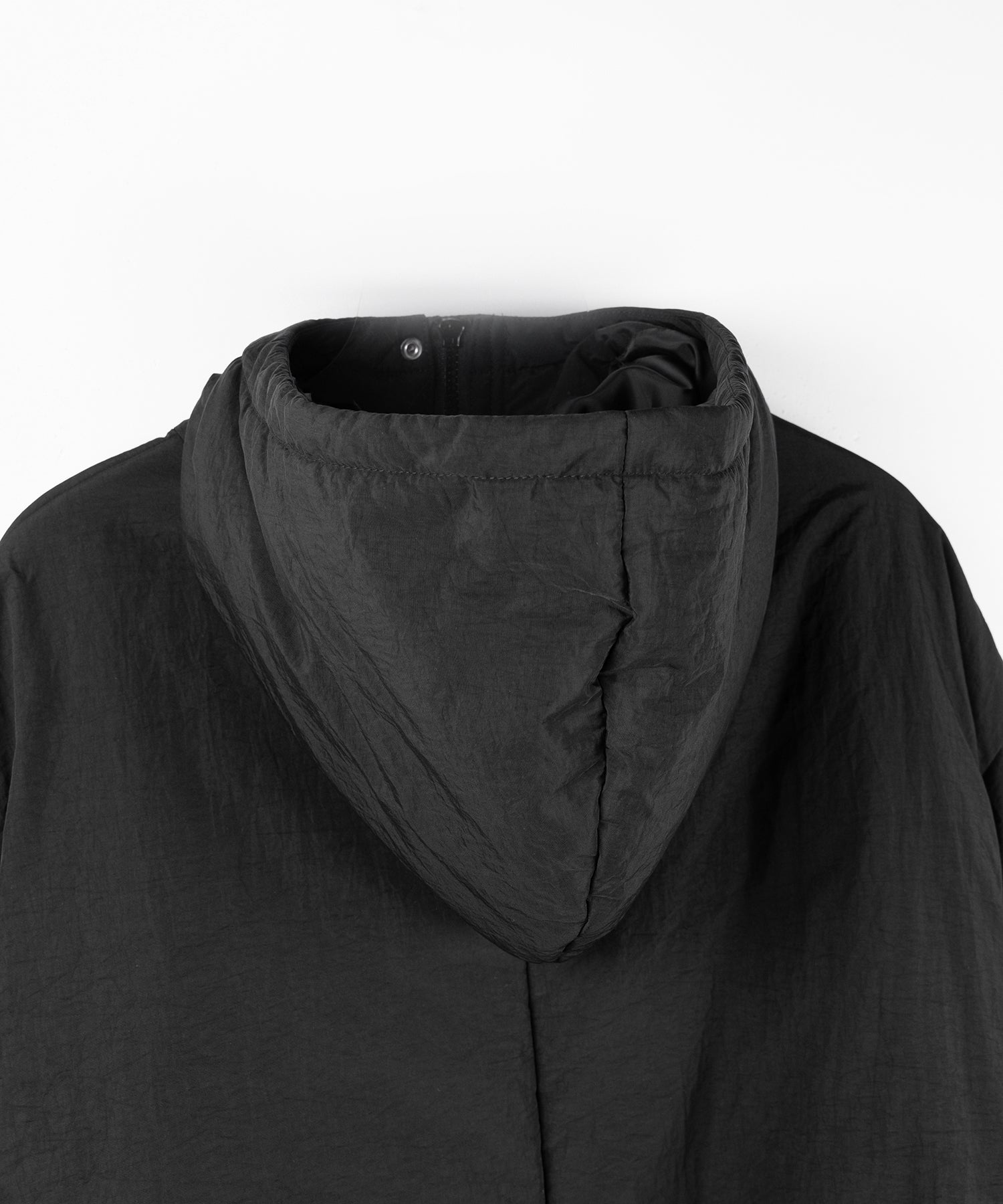 【 裾絞り可能2WAY 】フード付きパファーエコダウンモンスターコート / 2WAY Hooded puffer eco down monster coat