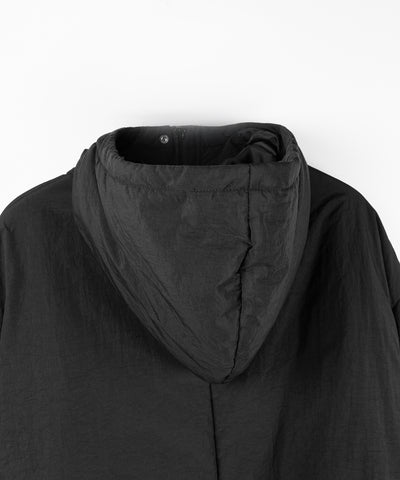 【 裾絞り可能2WAY 】フード付きパファーエコダウンモンスターコート / 2WAY Hooded puffer eco down monster coat