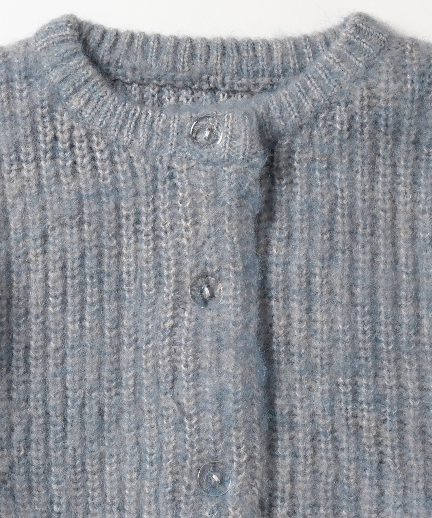 ボリュームワイドスリーブショートシャギーニットカーディガン / volume wide sleeve short shaggy knit cardigan