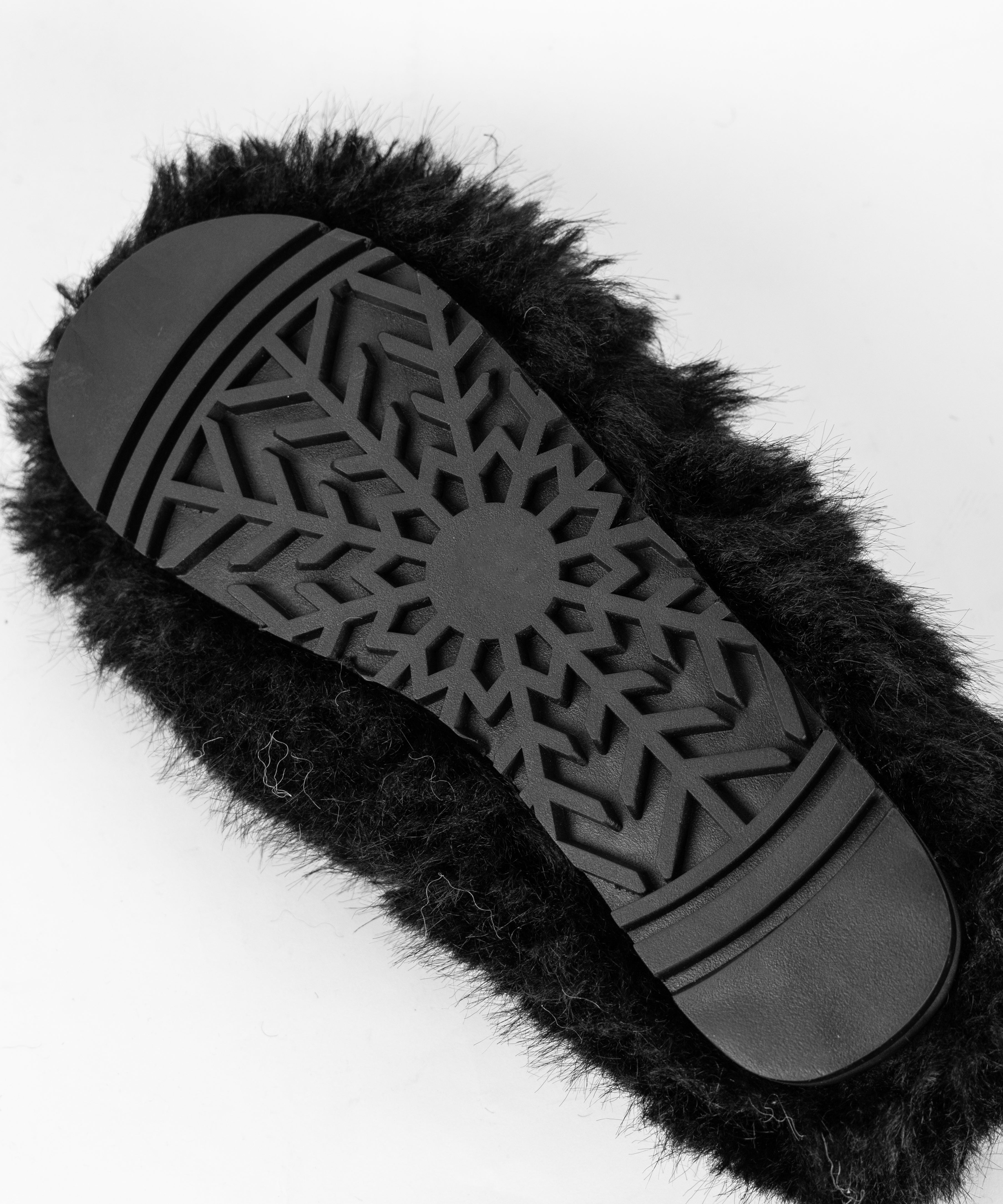 クリンクルフェイクファールームシューズ / crinkle fake fur room shoes