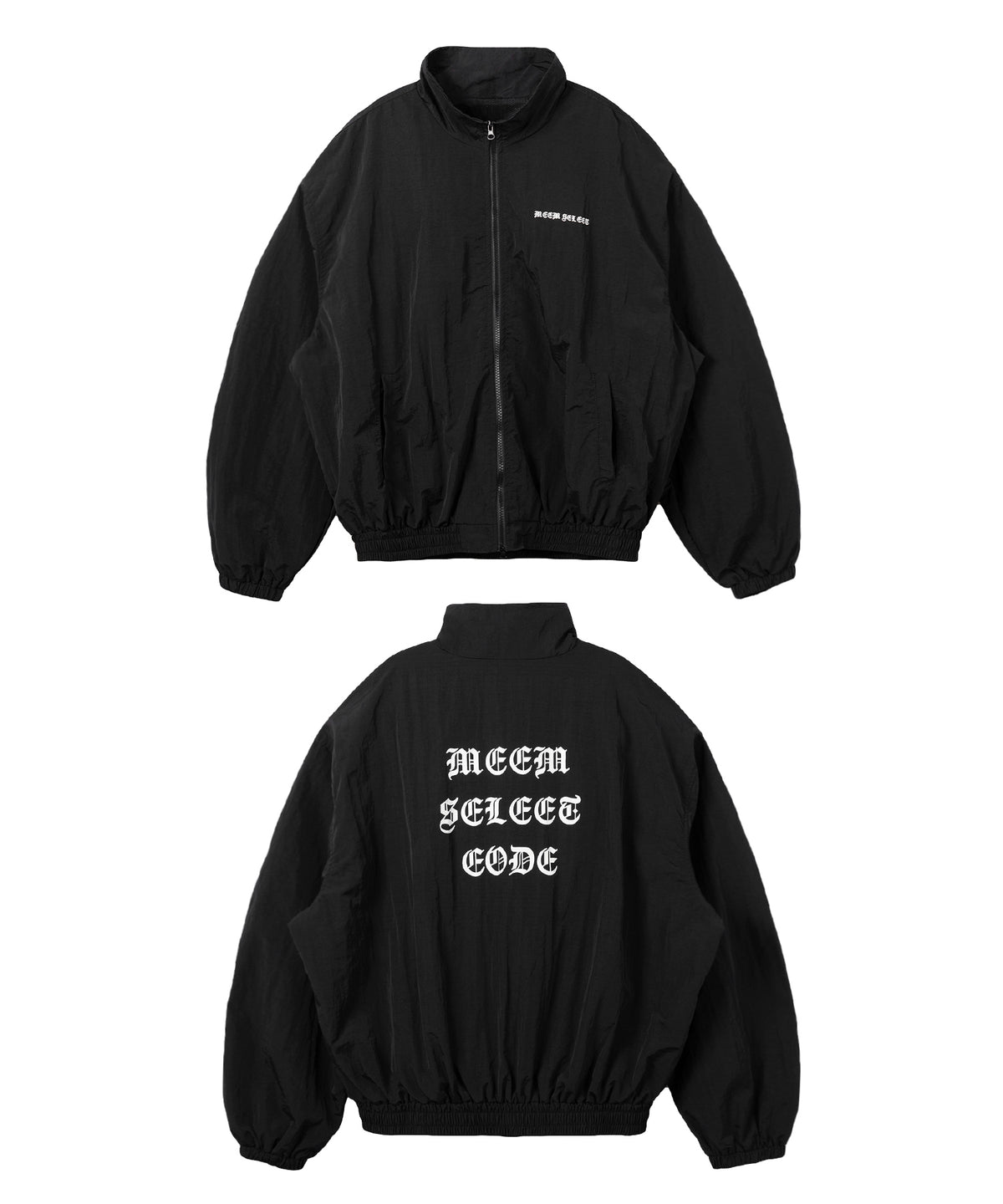 グランジロゴナイロンジャケット / grunge logo nylon jacket
