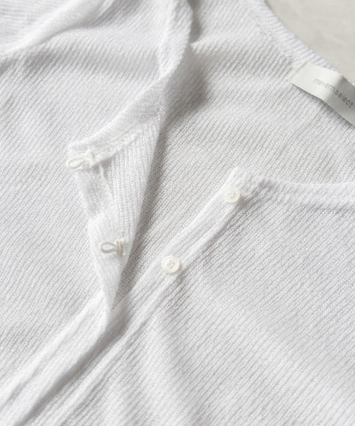 フロントボタンシアーショートカーディガン / front botton sheer short cardigan