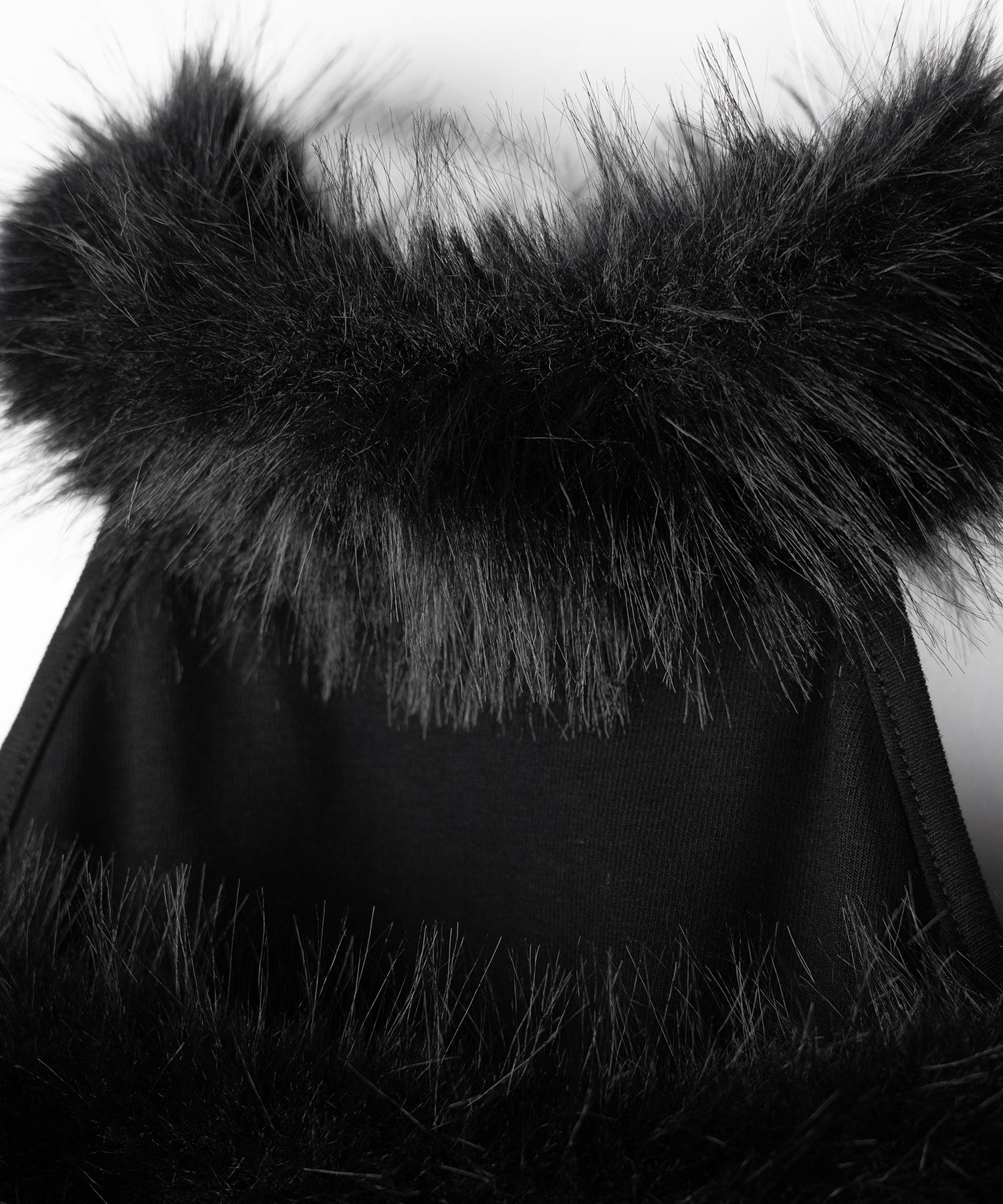 ファードッキングストラップトップス / fur docking strap tops