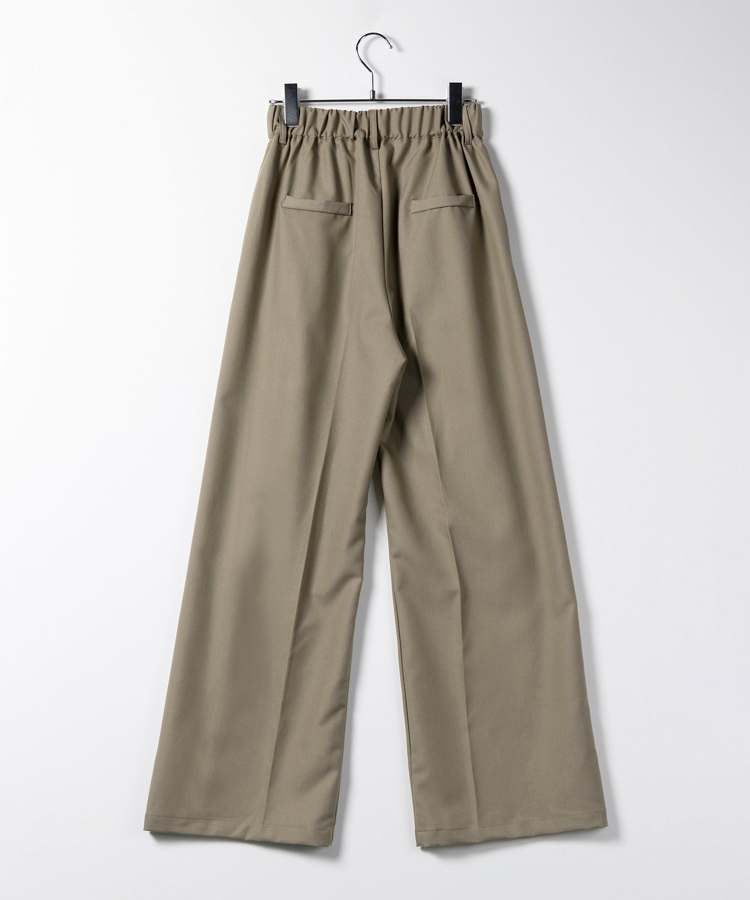 【 セットアップ 】タックデザインベアトップビスチェ & ツータックルーズスラックス SET