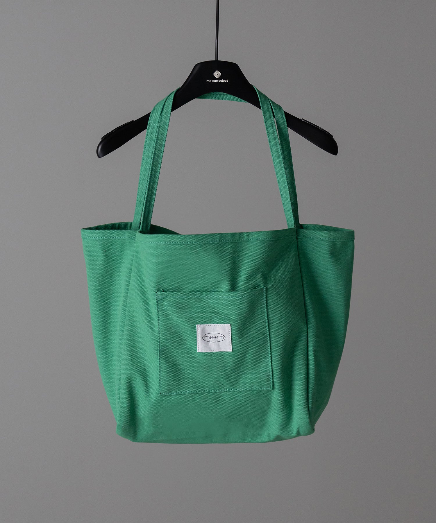 【 7color /大容量 】ミームセレクトオリジナルタグキャンバスカラートートバッグ / me+em select original tag canvas color totebag